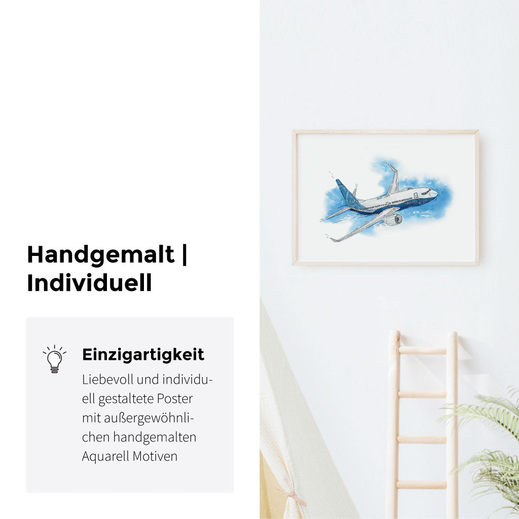 Luftfahrt Poster - Flugzeug