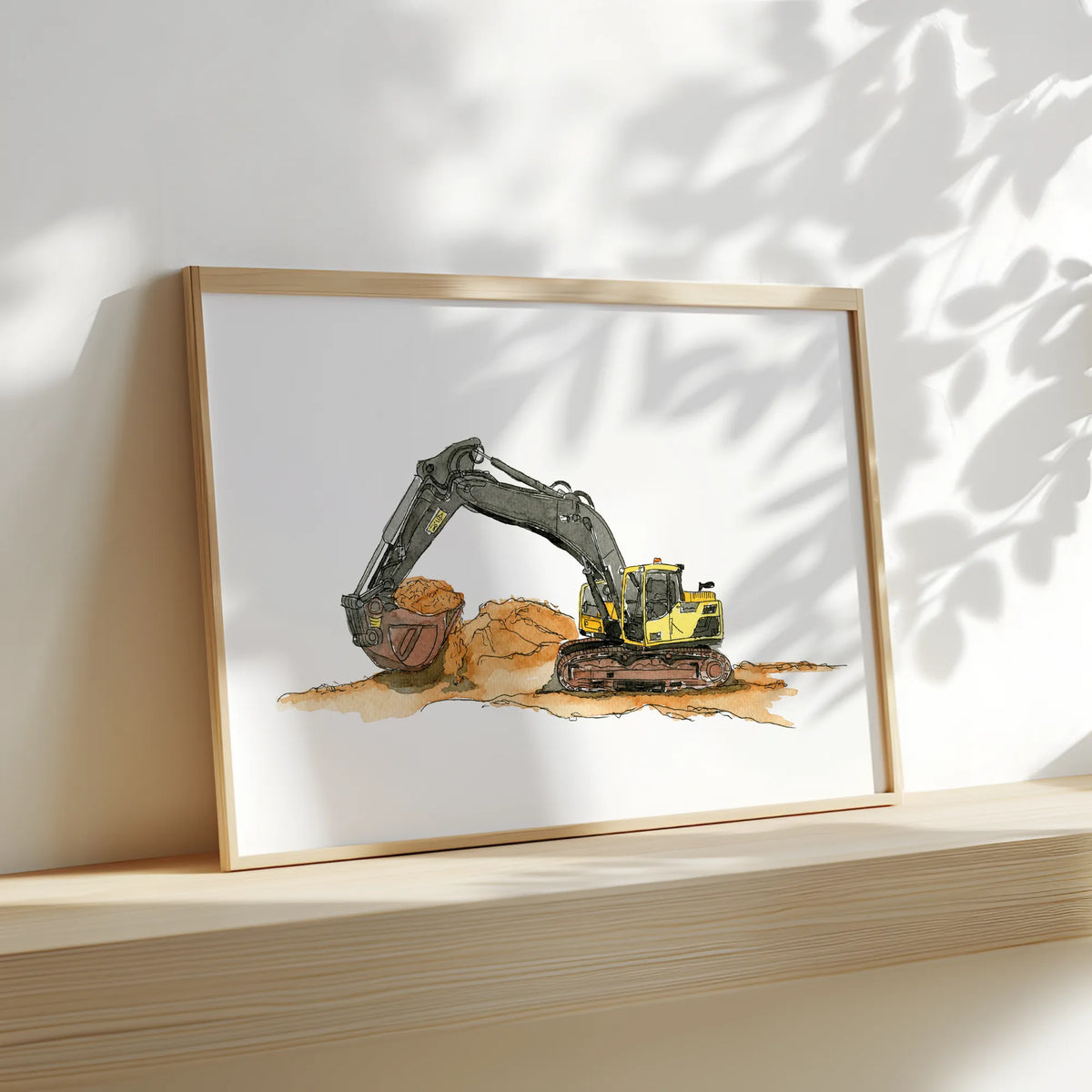 Fahrzeug Poster - Bagger