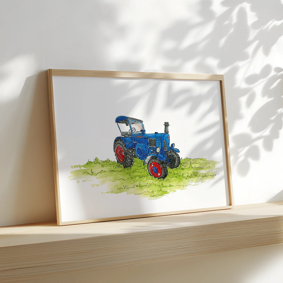 Fahrzeug Poster - Oldtimer Traktor