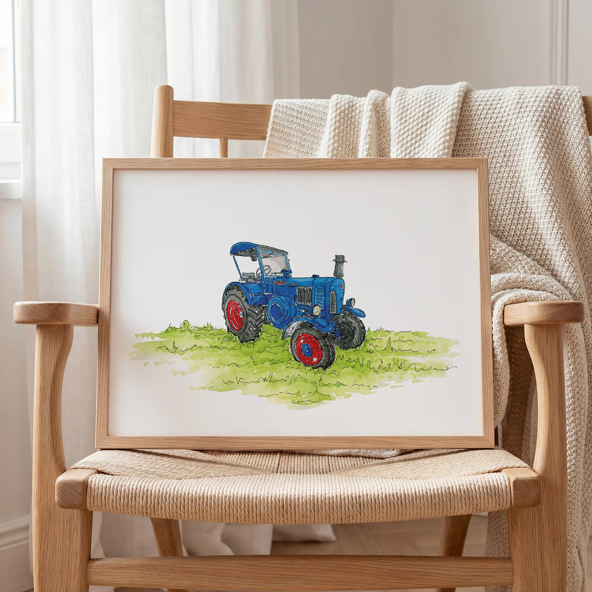 Fahrzeug Poster - Oldtimer Traktor