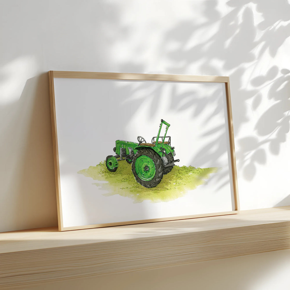 Fahrzeug Poster - Oldtimer Traktor