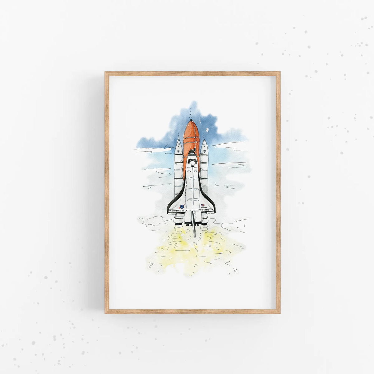 Weltraum Poster - Rakete