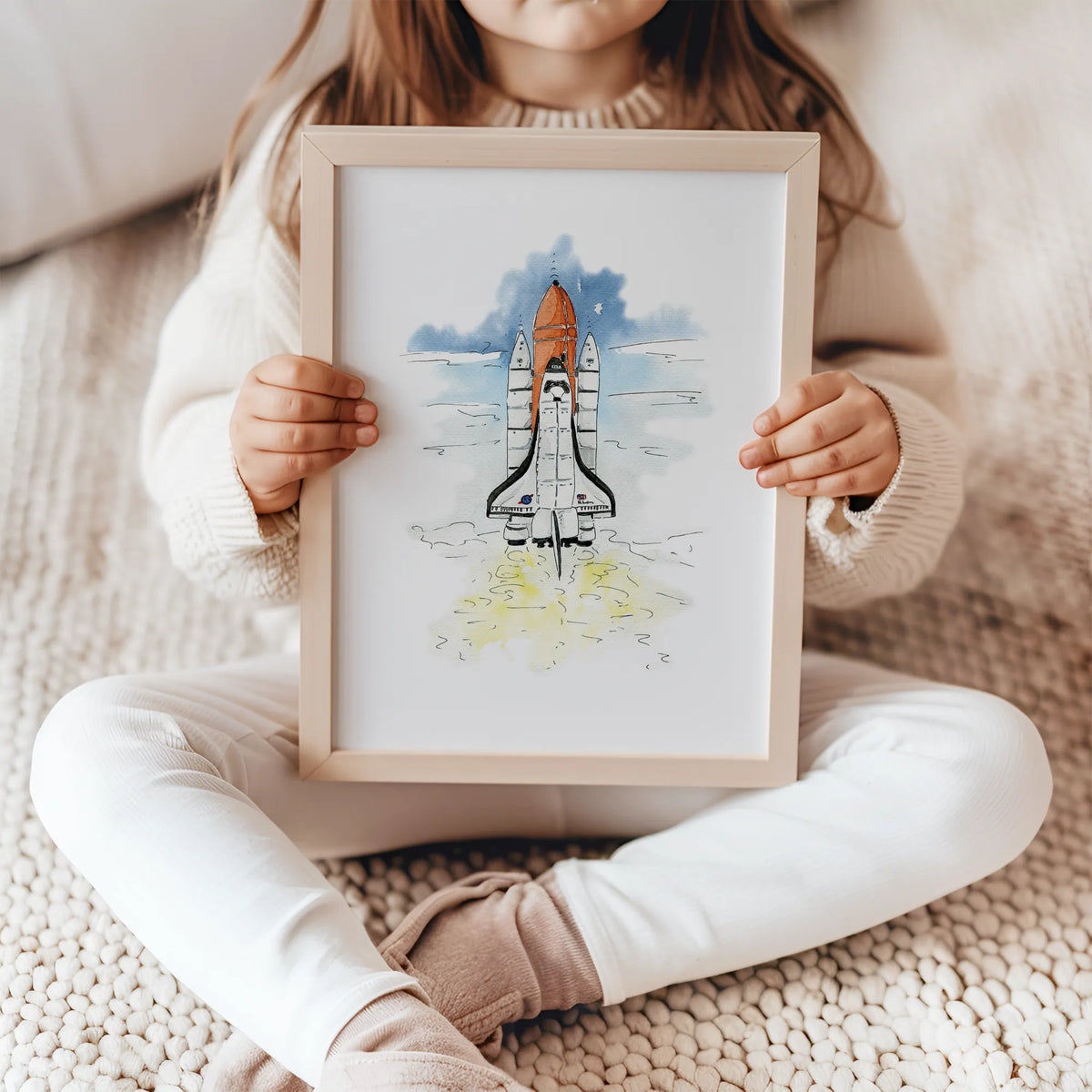 Weltraum Poster - Rakete