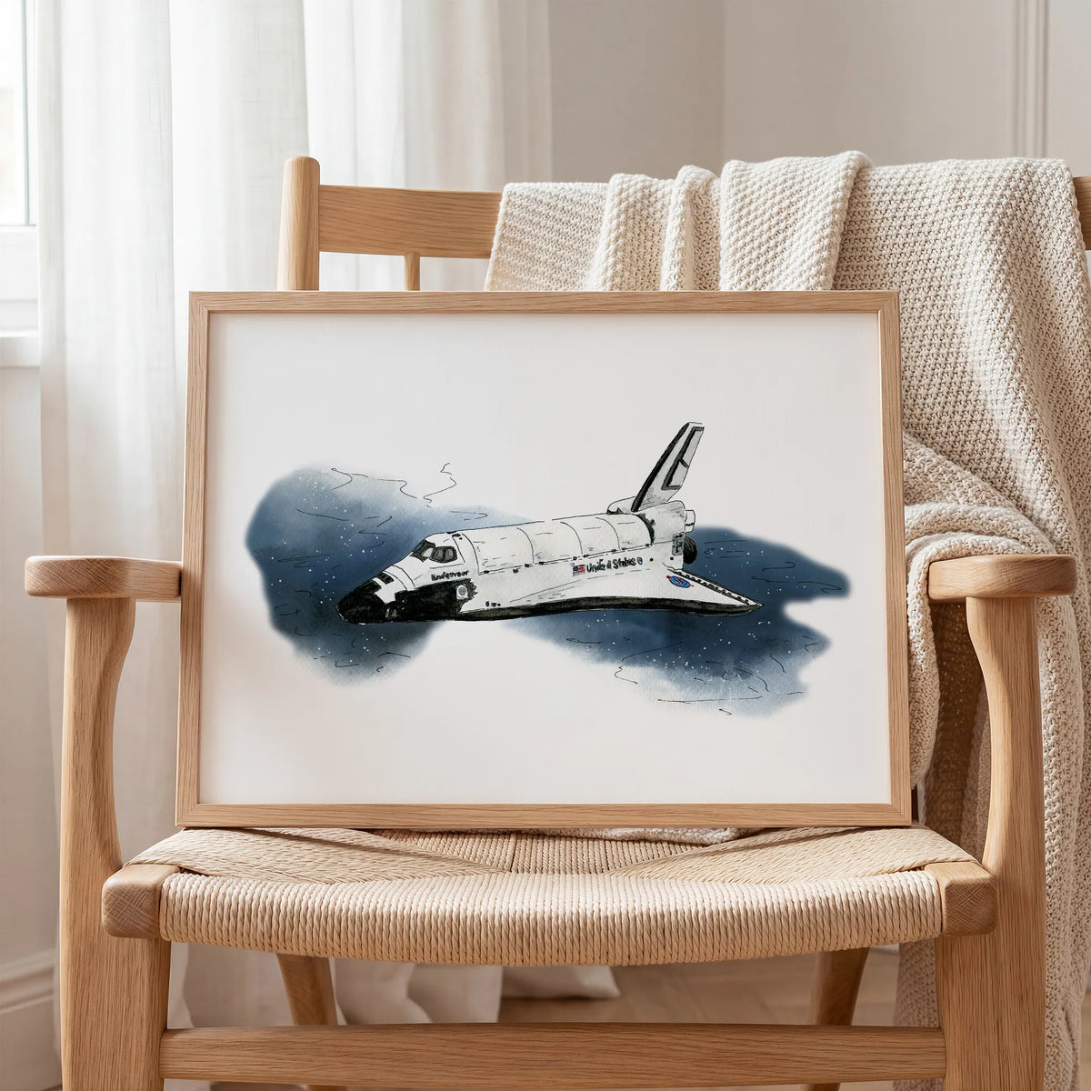 Weltraum Poster - Space Shuttle