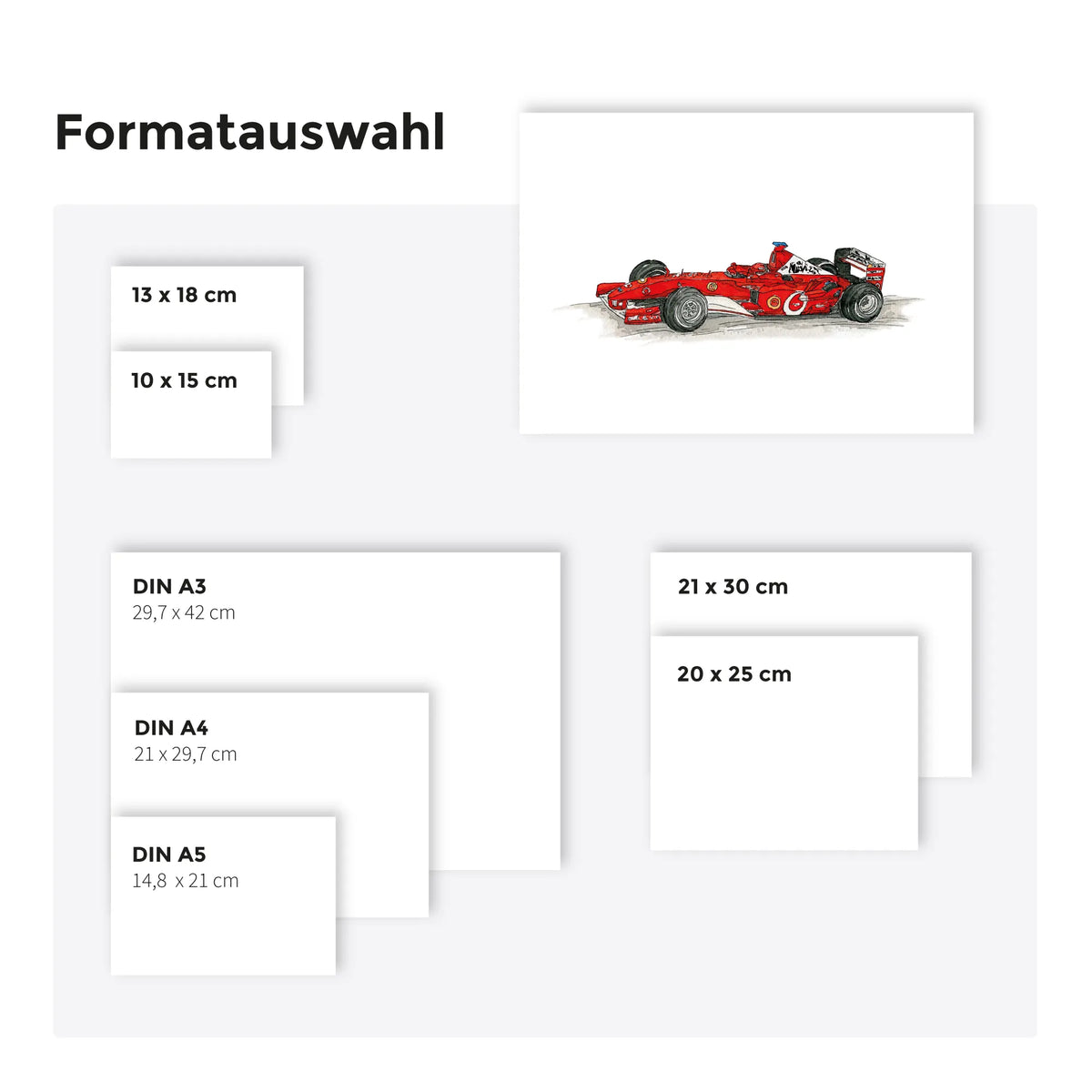 Fahrzeug Poster - Rennwagen