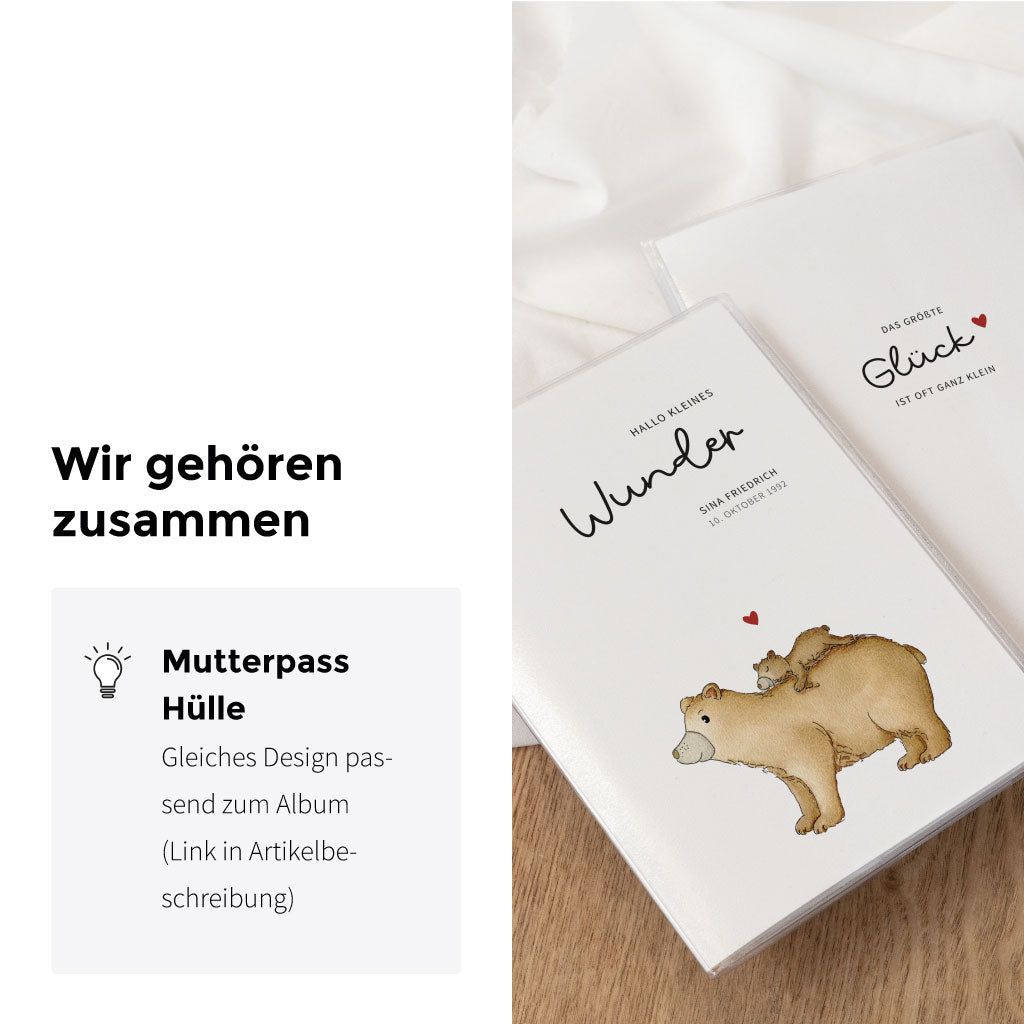 Passend zum Ultraschallbilder Album gibt es auch eine Mutterpass Hülle