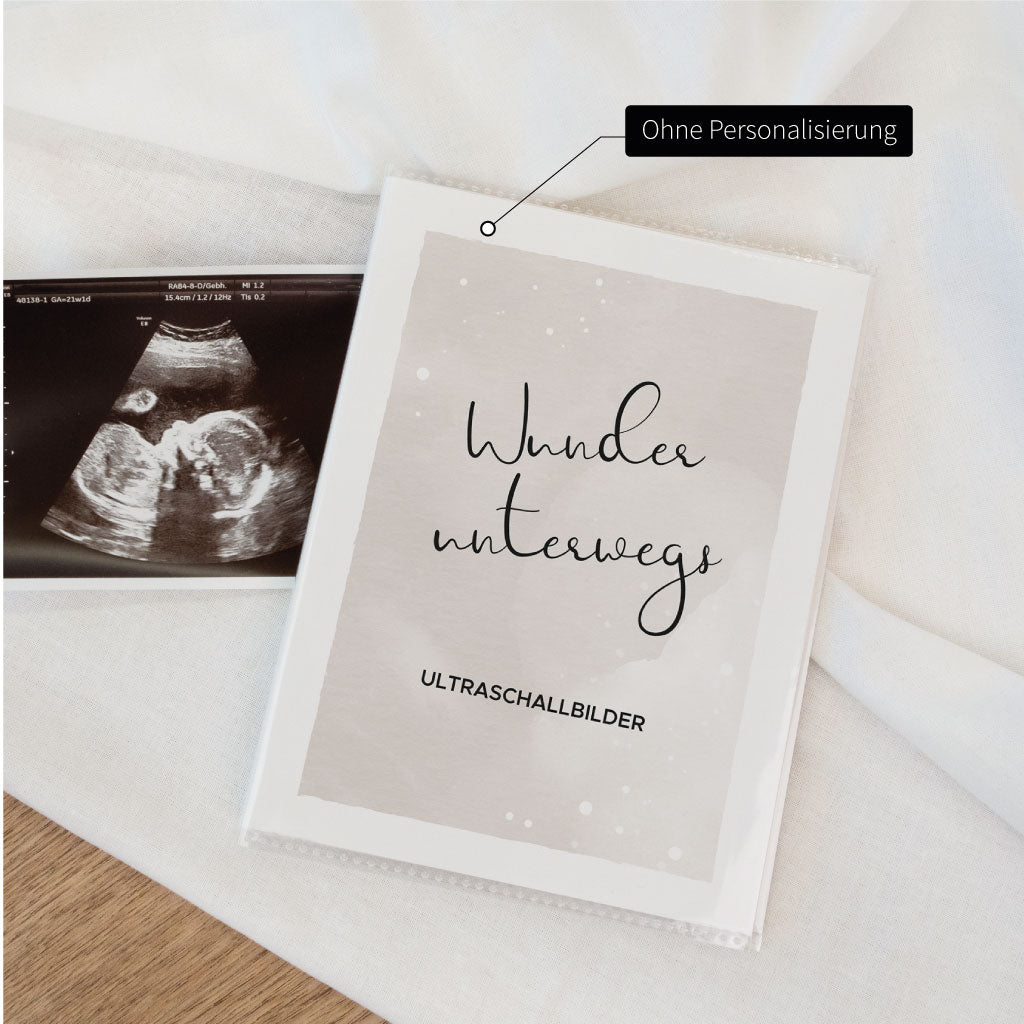 Ultraschall Bilder Mappe ohne Namen