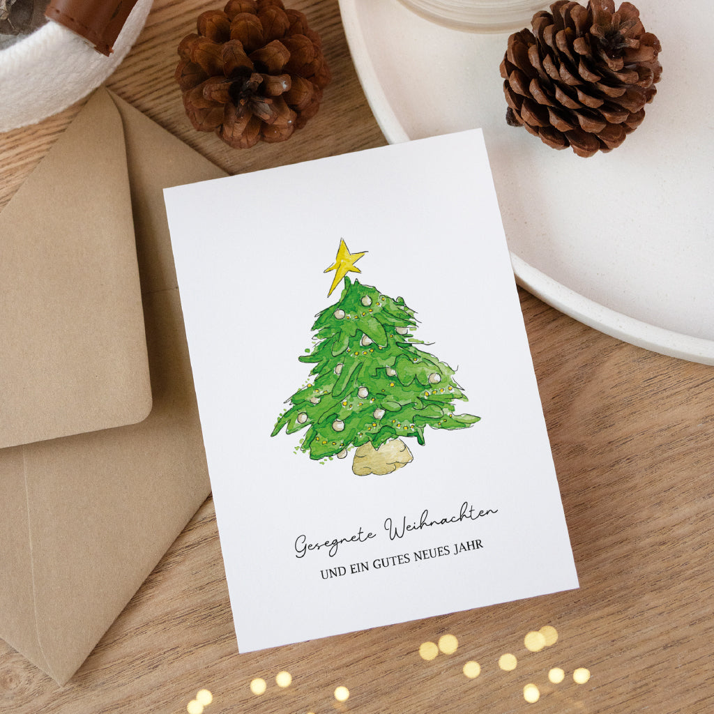 Christmas card - Merry Christmas | Christmas tree