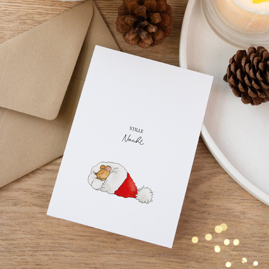 Christmas card - Silent Night | Mouse