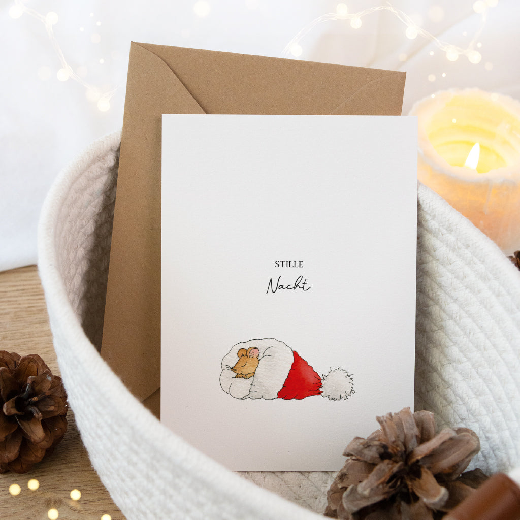 Christmas card - Silent Night | Mouse