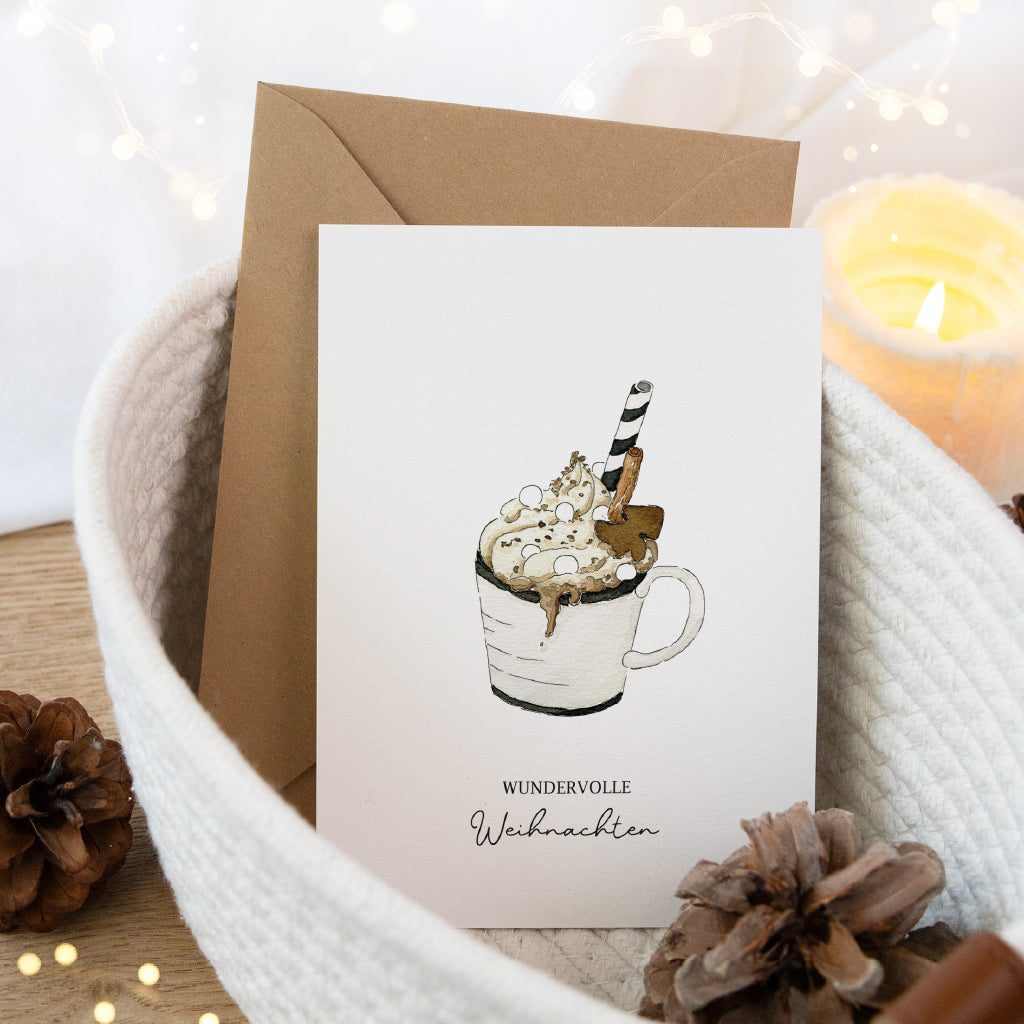 Christmas Card - Wonderful Christmas | Hot Chocolate