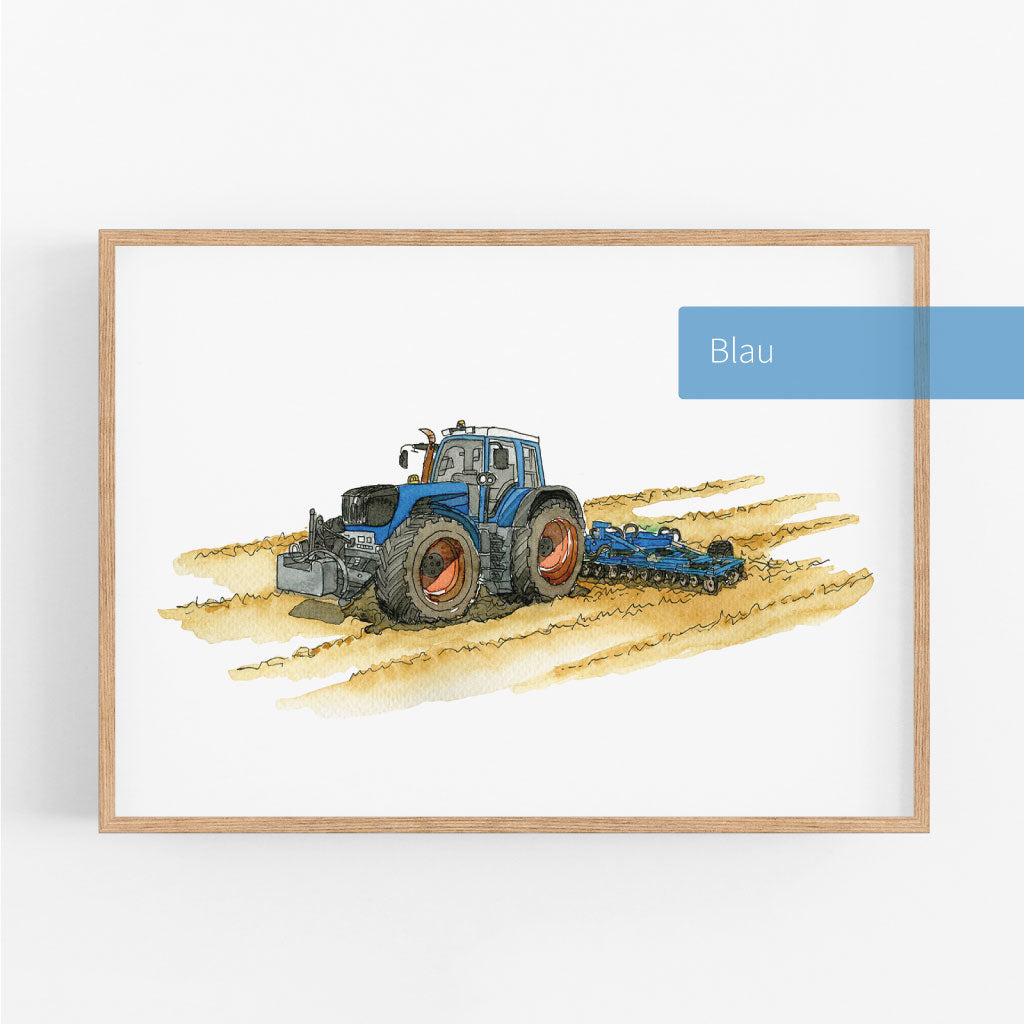 Fahrzeug Poster - Traktor