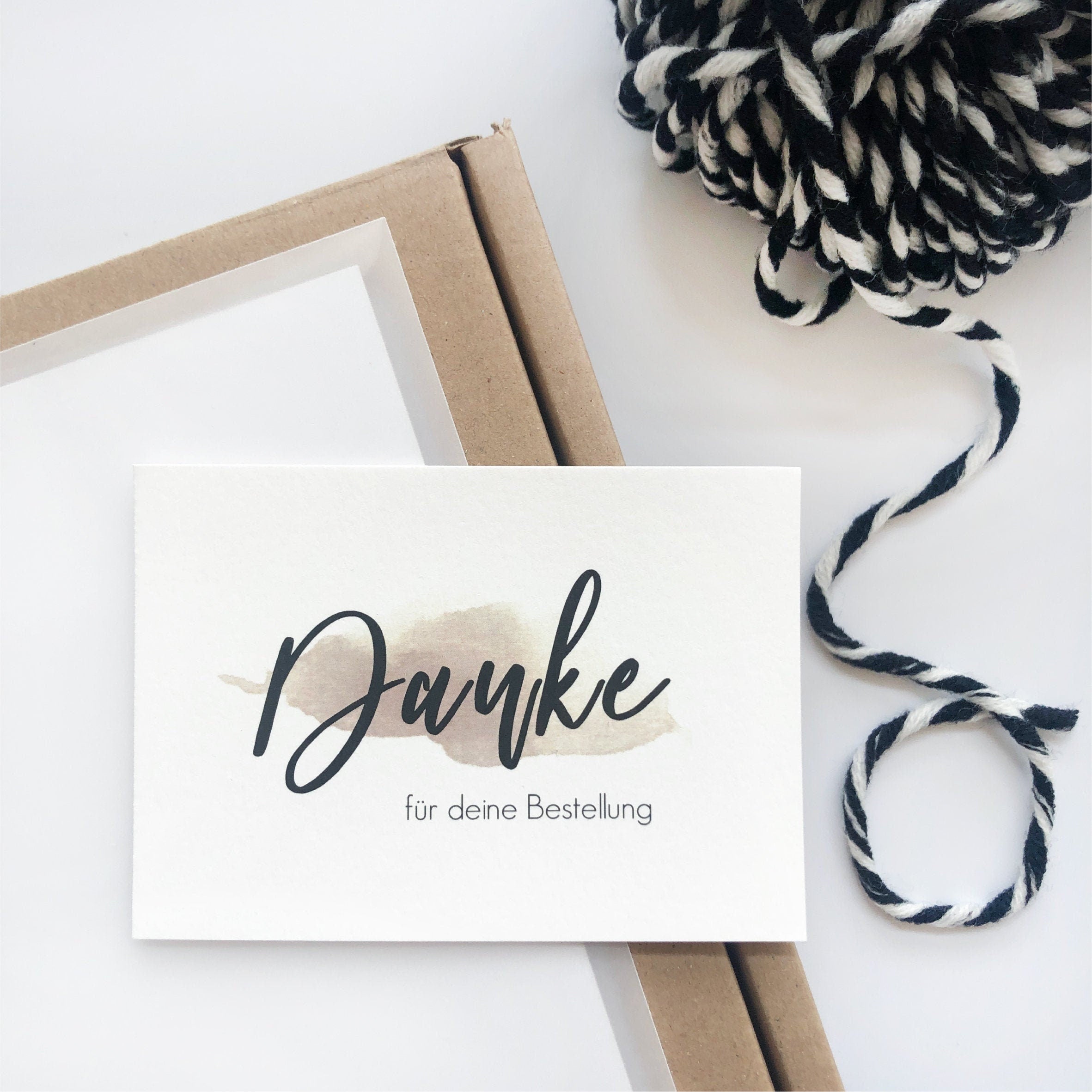 Mini Card - Thank you for your order | customer gift | packaging design